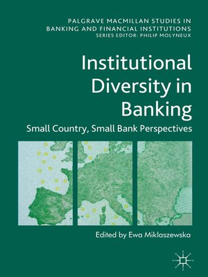 cover image of Institutional Diversity in Banking